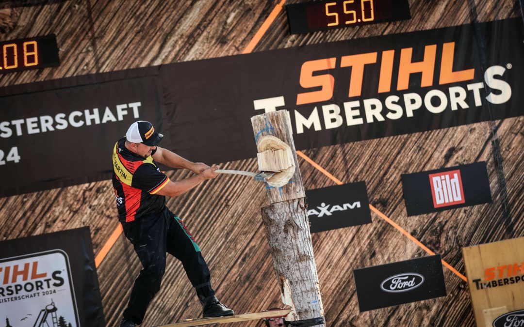 Die Sieger der Deutschen Meisterschaften & des Int. Women’s Cup von STIHL TIMBERSPORTS® stehen fest